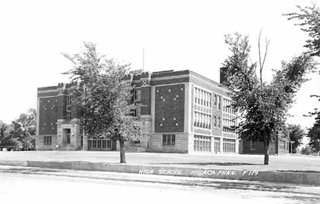 High School in Milaca Minnesota, 1950