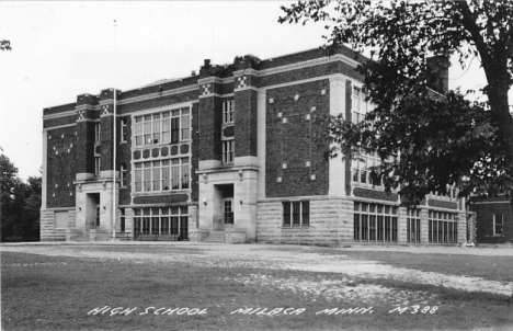 High School, Milaca Minnesota, 1954
