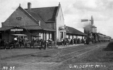Great Northern Depot, Milaca Minnesota, 1911