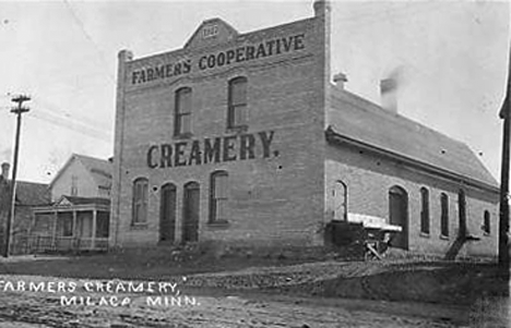 Farmers Cooperative Creamery, Milaca Minnesota, 1910's?