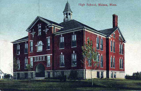 High School, Milaca Minnesota, 1910