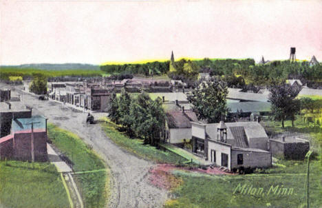 General view, Milan Minnesota, 1900's