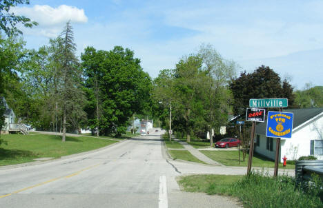 Street scene, Millville Minnesota, 2010