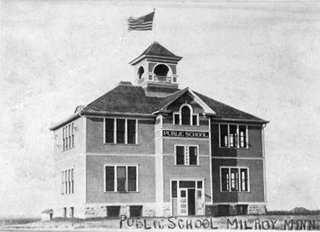 Public School, Milroy Minnesota, 1909