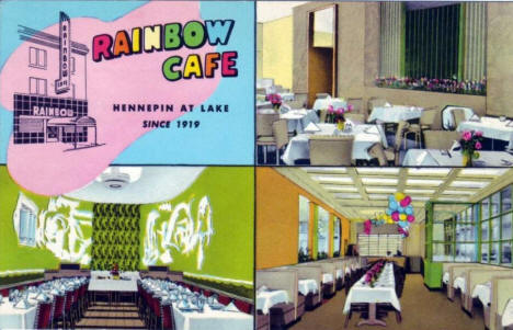 Rainbow Cafe, Minneapolis Minnesota, 1940's