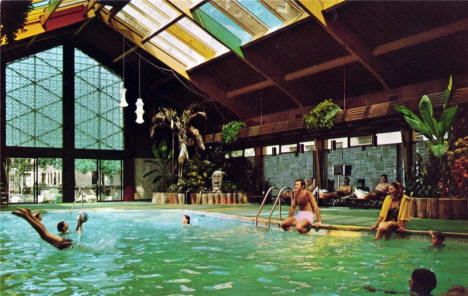 Pool at Curtis Hotel and Motor Lodge, Minneapolis Minnesota, 1960's
