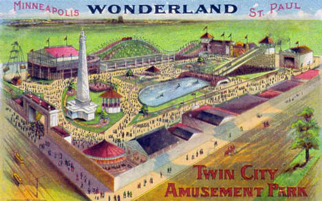 Wonderland Amusement Park, Minneapolis Minnesota, 1908