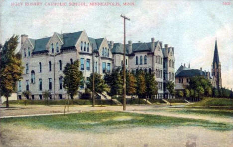 Holy Rosary Catholic School, Minneapolis Minnesota, 1909