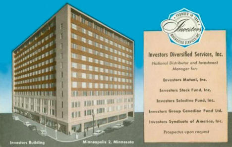 Investors Diversified Services (IDS) Building, Minneapolis Minnesota, 1960's