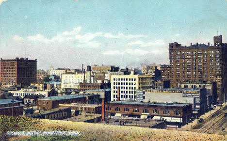 Business District, Minneapolis Minnesota, 1905