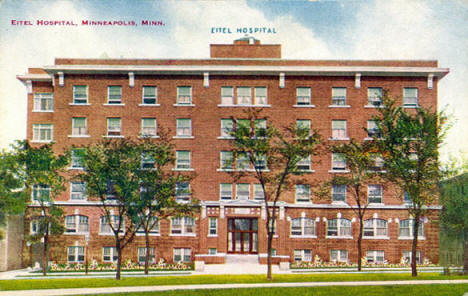 Eitel Hospital, Minneapolis Minnesota, 1920's