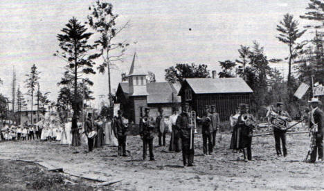 Independence Day Parade, Mizpah Minnesota, 1902