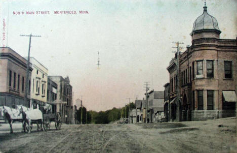 North Main Street, Montevideo Minnesota, 1910's?