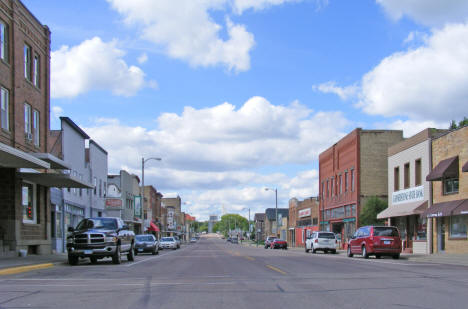 Street scene, Montgomery Minnesota, 2010