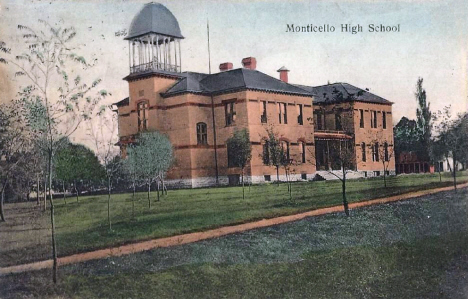 High School, Monticello Minnesota, 1909