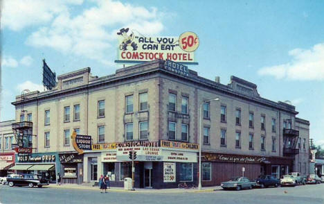 Comstock Hotel, Moorhead Minnesota, late 1950's