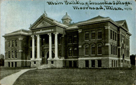 Main Building, Concordia College, Moorhead Minnesota, 1909