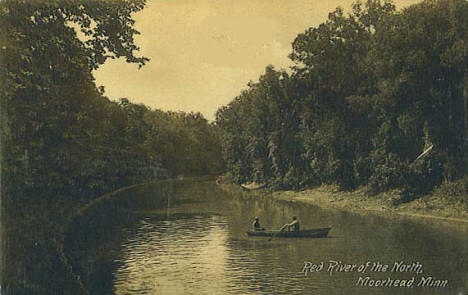 Red River of the North, Moorhead Minnesota, 1910