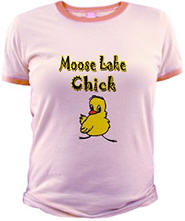 Moose Lake Chick Jr. Ringer T-Shirt