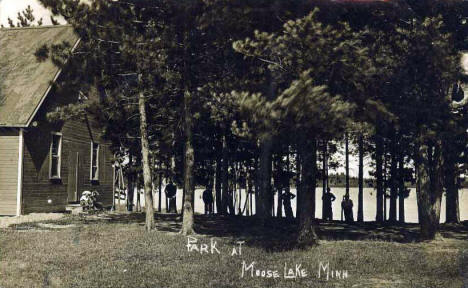 Park at Moose Lake Minnesota, 1914