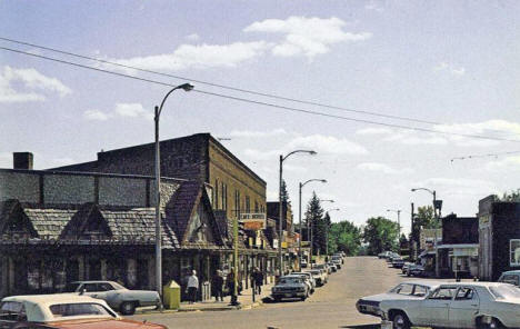 Street scene, Moose Lake Minnesota, 1970's