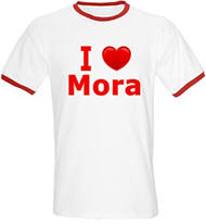 I Love Mora Ringer T