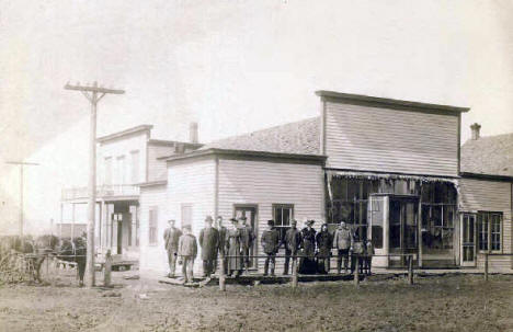 Street Scene on Main Street, Morris Minnesota, 1906
