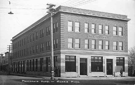 Merchants Hotel, Morris Minnesota, 1910