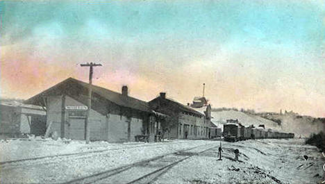 Railroad Yard, Morton Minnesota, 1914
