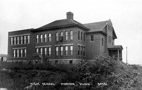 High school, Morton Minnesota, 1910