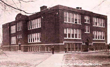 Consolidated school, Motley Minnesota, 1919