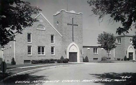 Gospel Mennonite Church, Mountain Lake Minnesota, 1950's