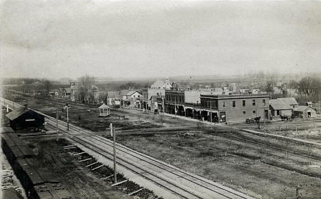 Street scene, Murdock Minnesota, 1910