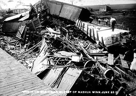 Soo Line Train Wreck, Nashua Minnesota, 1911