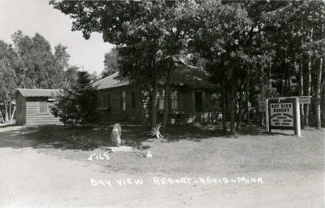 Bay View Resort, Nevis Minnesota, 1950's
