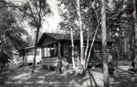 Crow Wing Camp, Nevis Minnesota, 1940's