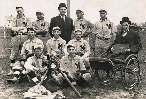 New Munich Baseball Team, New Munich Minnesota, 1910's?