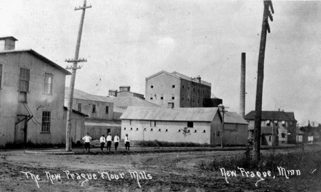 Flour Mills, New Prague Minnesota, 1913