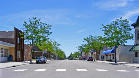 Street scene, New Richland Minnesota, 2010