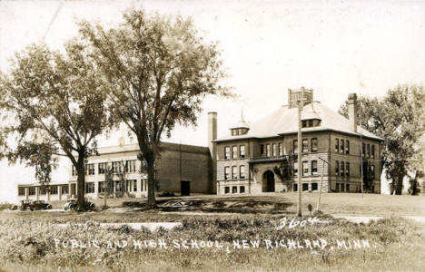 High School, New Richland Minnesota, 1920's?