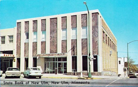 State Bank of New Ulm, New Ulm Minnesota, 1960's