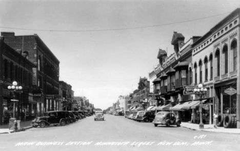 Minnesota Street, New Ulm Minnesota, 1940's