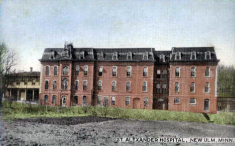St. Alexander Hospital, New Ulm Minnesota, 1910