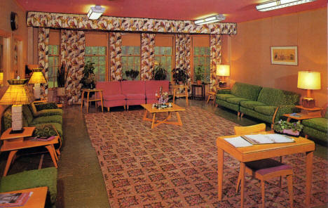 Reception Room, Centennial Hall, Dr. Martin Luther College, New Ulm, 1960's