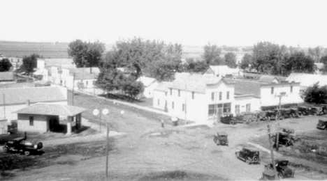 General view, Nielsville Minnesota, 1920's