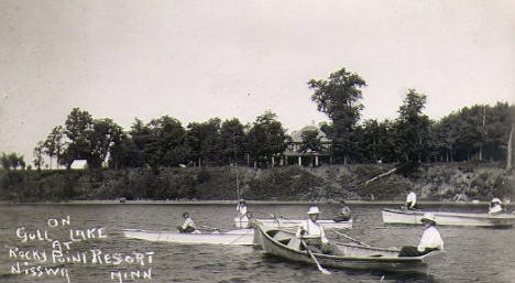 Rocky Point Resort on Gull Lake, Nisswa Minnesota, 1910's