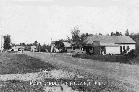 Main Street at Nisswa Minnesota, 1937
