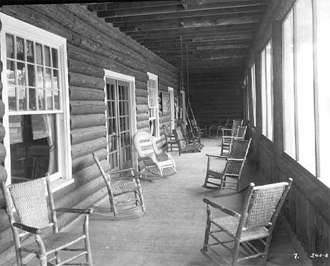 Interior of Grand View Lodge, Nisswa Minnesota, 1940