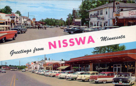 Greetings from Nisswa Minnesota, 1957