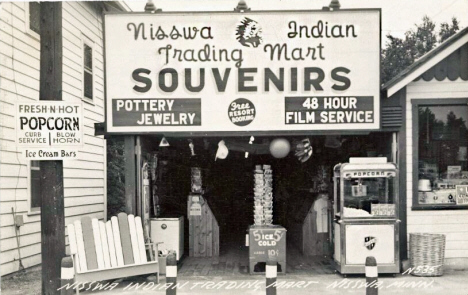 Indian Trading Mart, Nisswa Minnesota, 1950